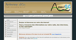 Desktop Screenshot of antenne-d-oc.fr